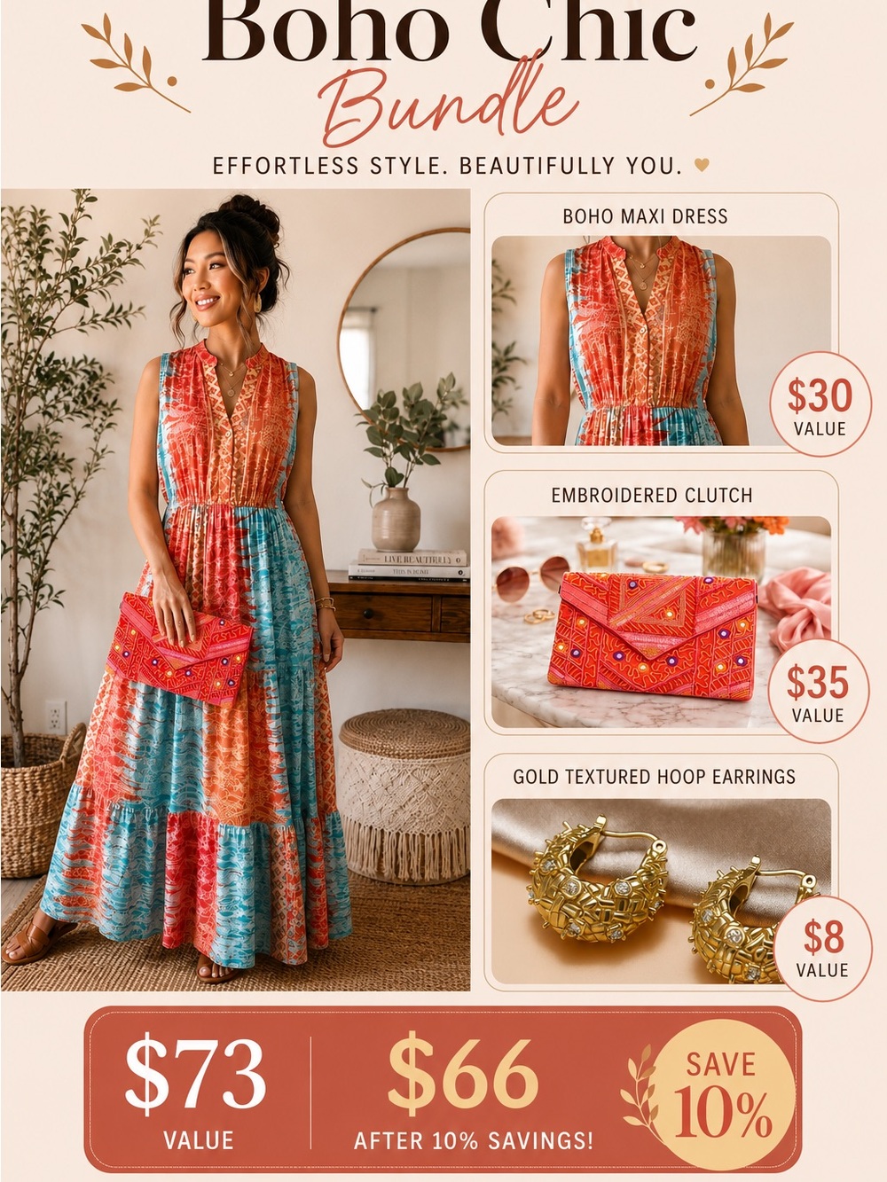 Coral Dress Bundle